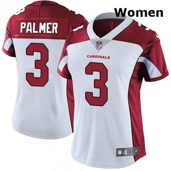 Womens Nike Arizona Cardinals 3 Carson Palmer Elite White NFL Jersey
